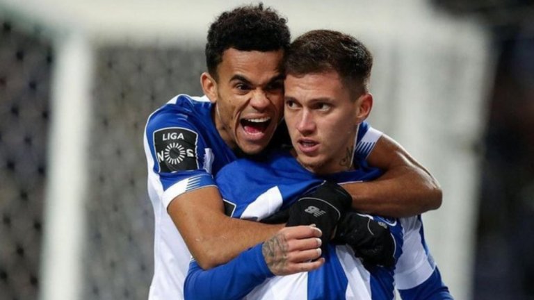 Díaz and Uribe were crowned champions in soccer in Portugal