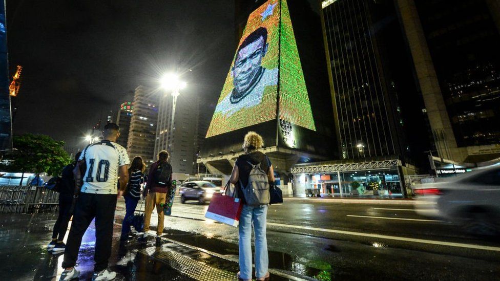 Brazil Is Lit Up In Honor Of Pelé An Eternal King
