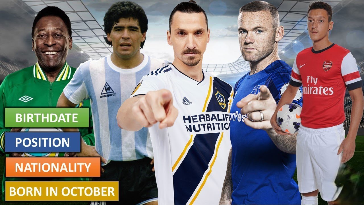 Football Players Born In October And Their Net Worth In 2023