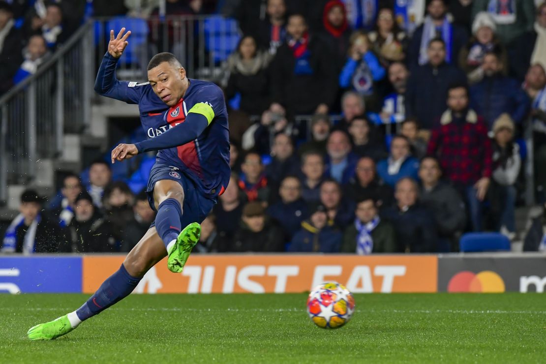 Kylian Mbappé Breaks Part Of Net With Powerful Goal Against Real Sociedad